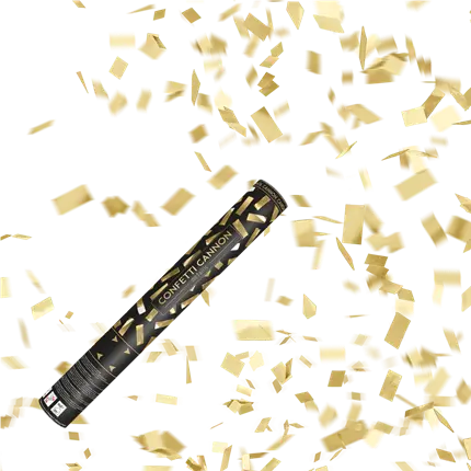 Konfettikanonen 40cm GOLD