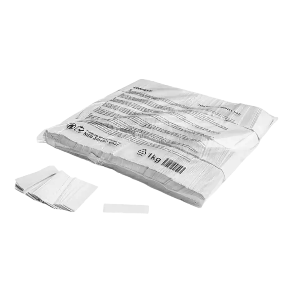 Beutel 1KG weißes Konfetti