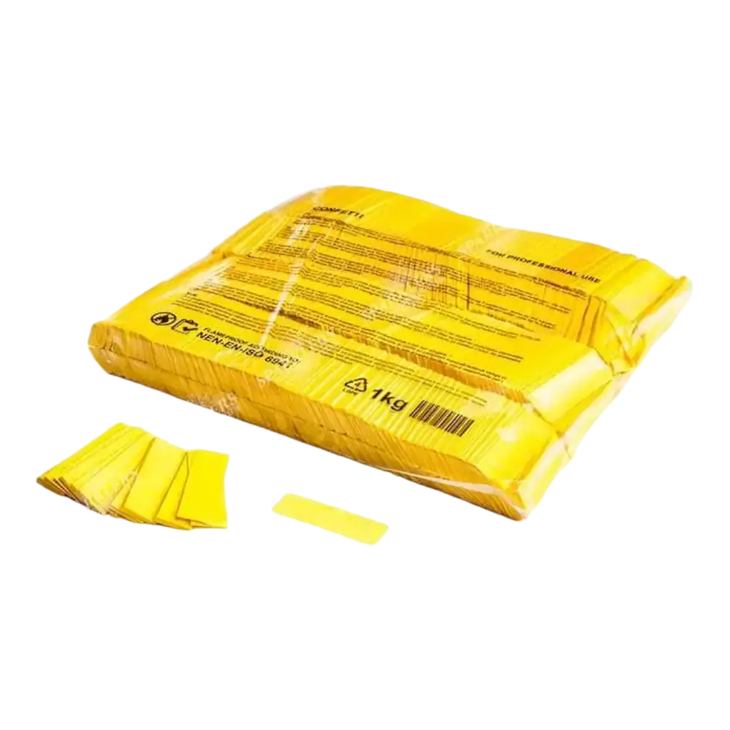 Beutel 1KG gelbes Konfetti