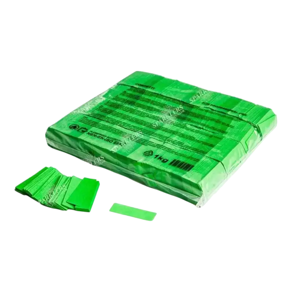 Beutel 1KG Konfetti grün