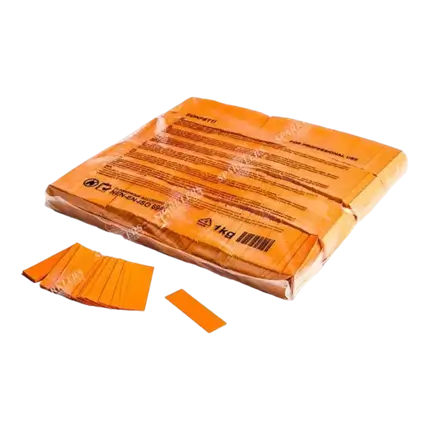 Beutel 1KG Konfetti orange