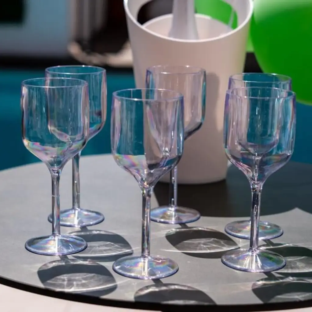 Sauvignon-Weinglas aus transparentem SAN