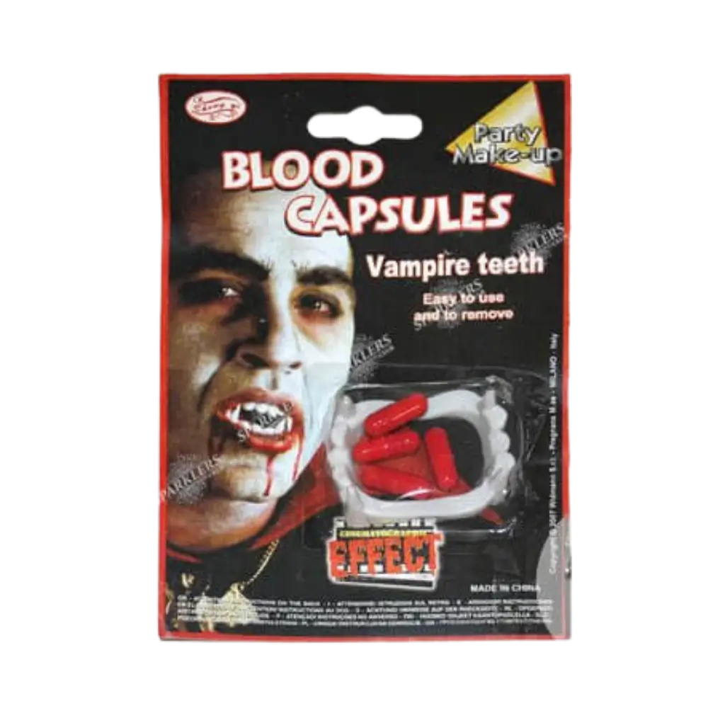 Vampir-Prothesen- und Blutkapsel-Kit