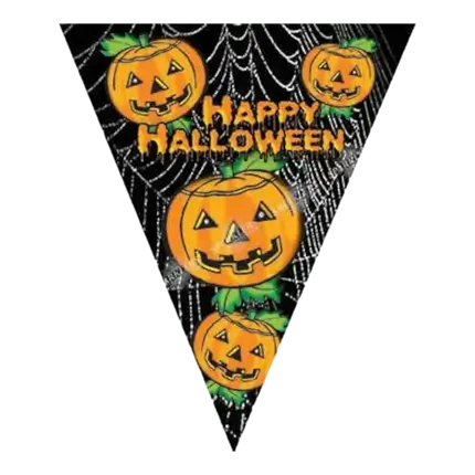 Nylon-Girlande fröhliches Halloween