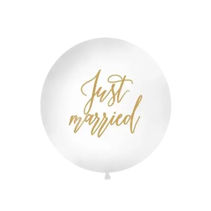 Riesenluftballon 100cm Frisch verheiratet