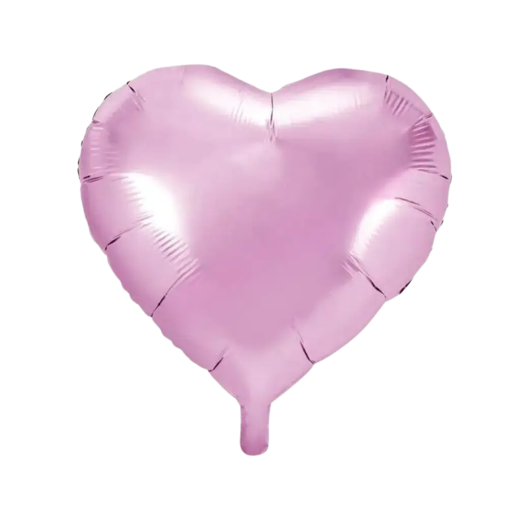 Ballon Herz rosa-metallic 61cm