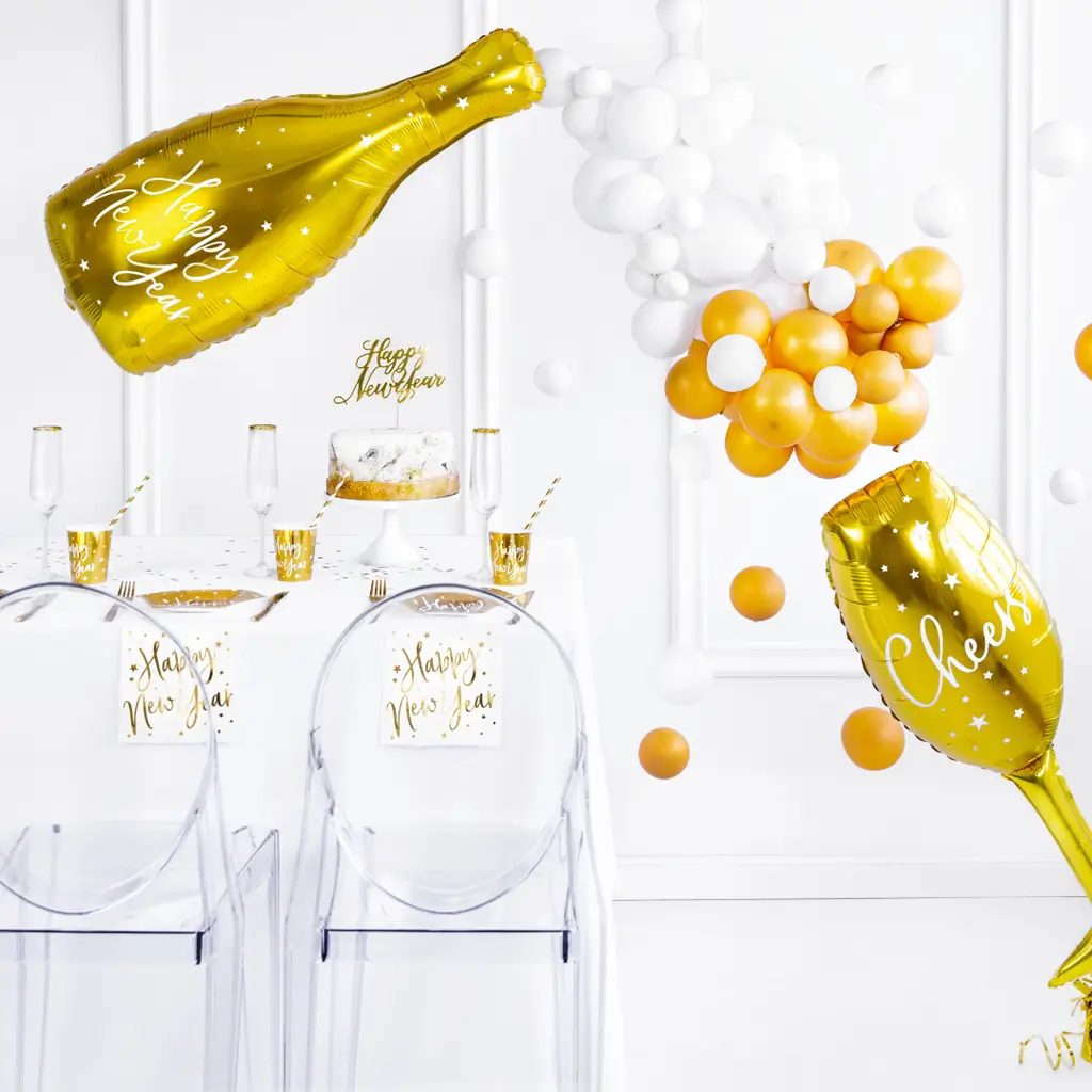 Packung mit 100 Metallic-Gold-Ballons
