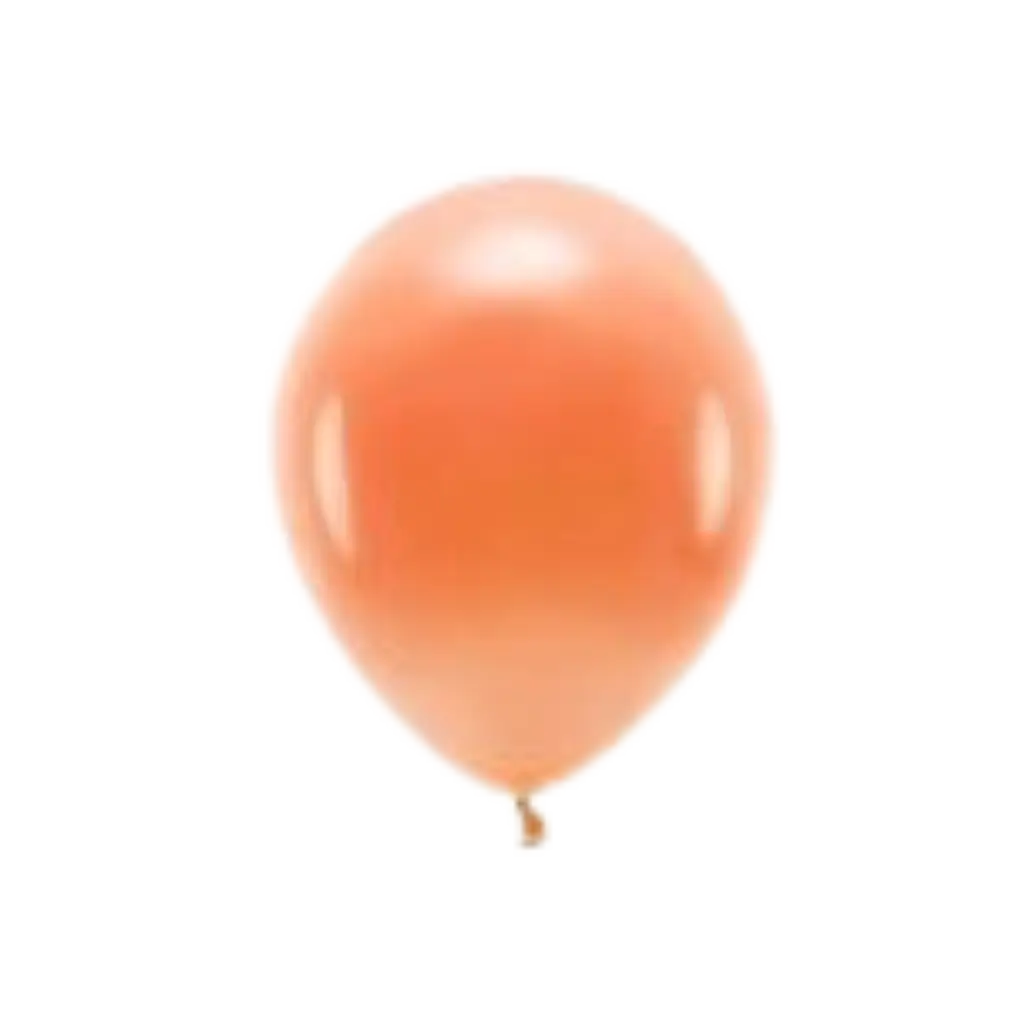 Packung mit 100 orangefarbenen Luftballons
