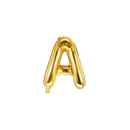 Ballon Buchstabe A GOLD - 35cm