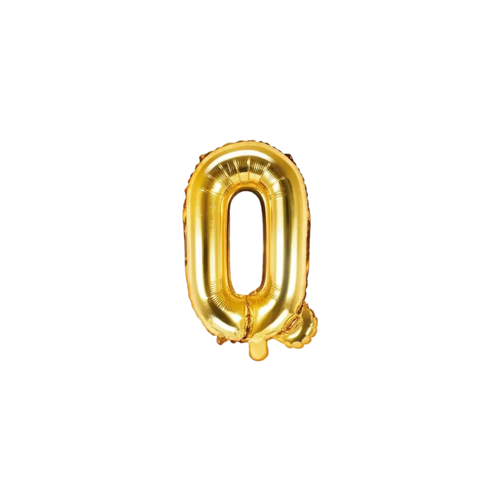 Ballon-Brief Q Gold - 35cm
