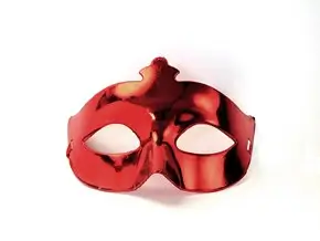 Rote venezianische Maske