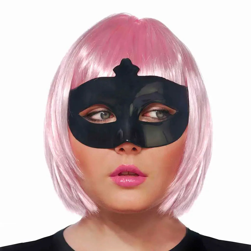 Schwarze venezianische Maske