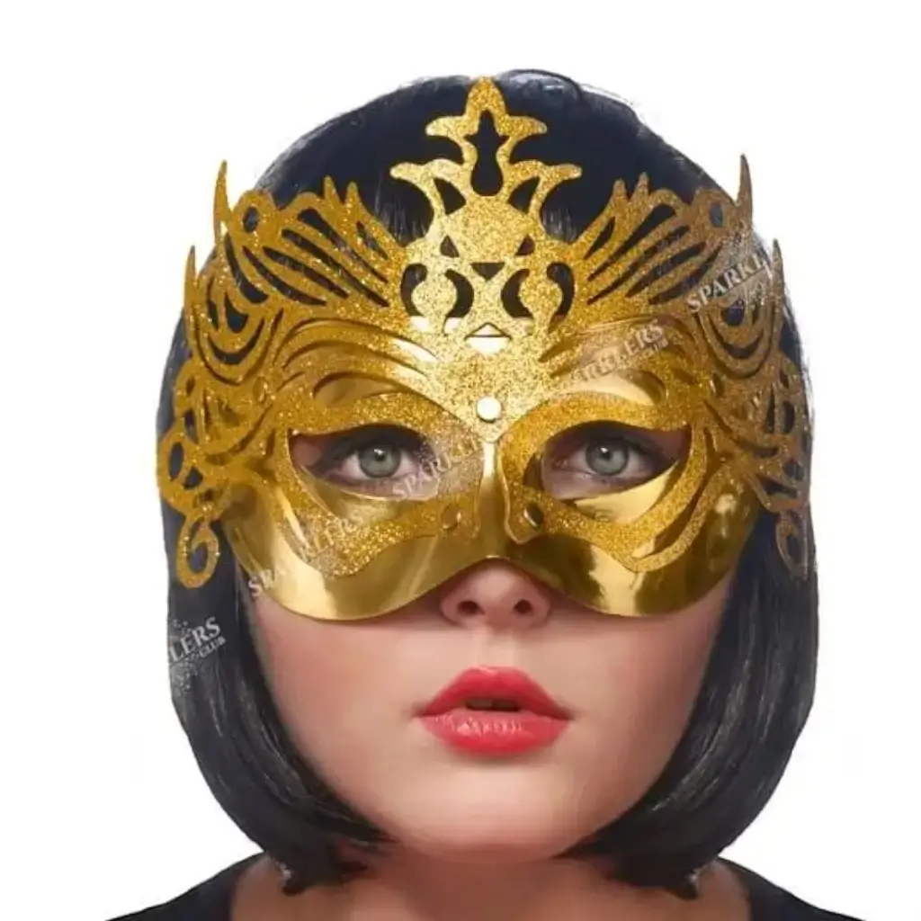  Venezianische Maske mit Goldornament