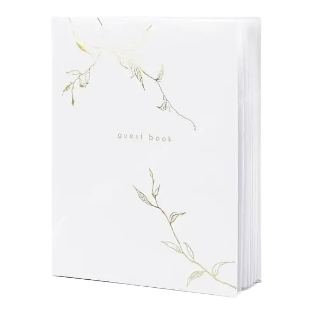  Gästebuch Weiße Hochzeit 22 Seiten