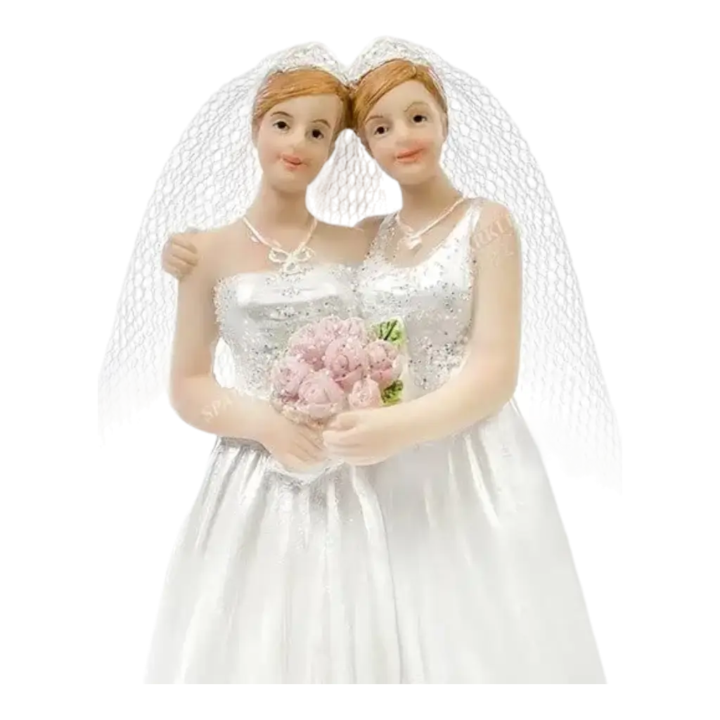 Hochzeitsfigur eines lesbischen Paares