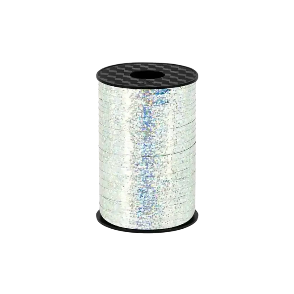 225M Silber-Glitterband