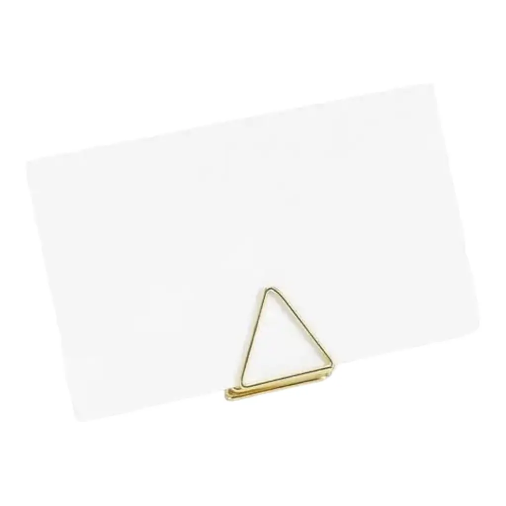 Goldenes Dreieck Platzmarkenhalter x10