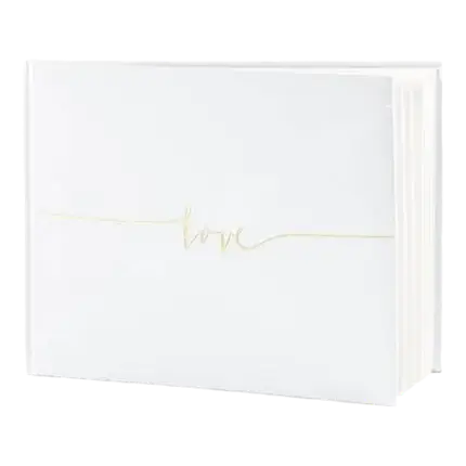 Gästebuch Liebe Gold