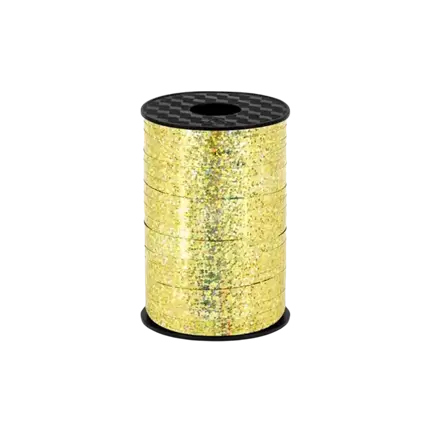 Kunststoffband, gold, 5mm/225m