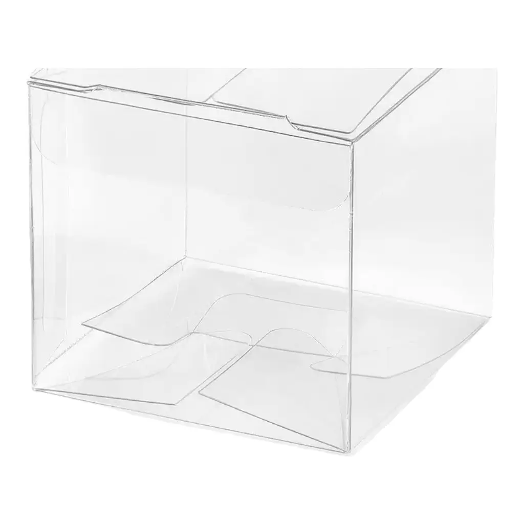 Quadratische Schachteln, transparent, 5x5x5cm, 10er-Set