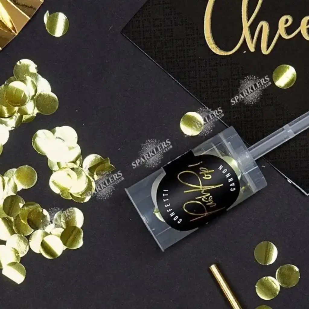 Confettis schieben Pop-Gold
