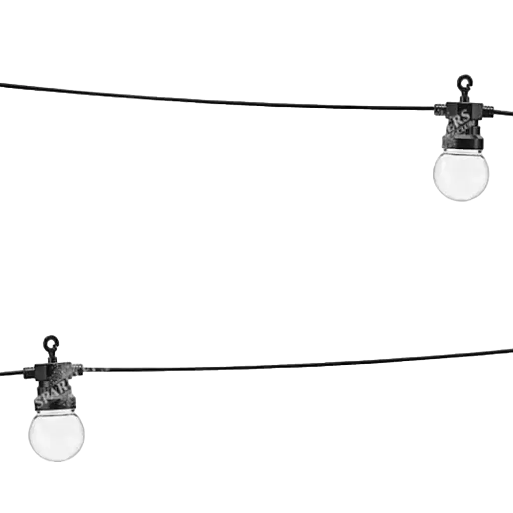 Retro-LED-Lichtband 5 Meter (warmes gelbes Licht)