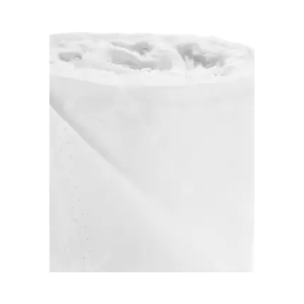 Feiner weißer halbglänzender Stoff 1,5 x 100 Meter