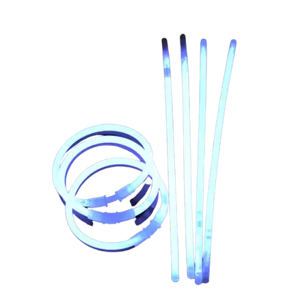 Armband Fluo weiß (100 Stück)