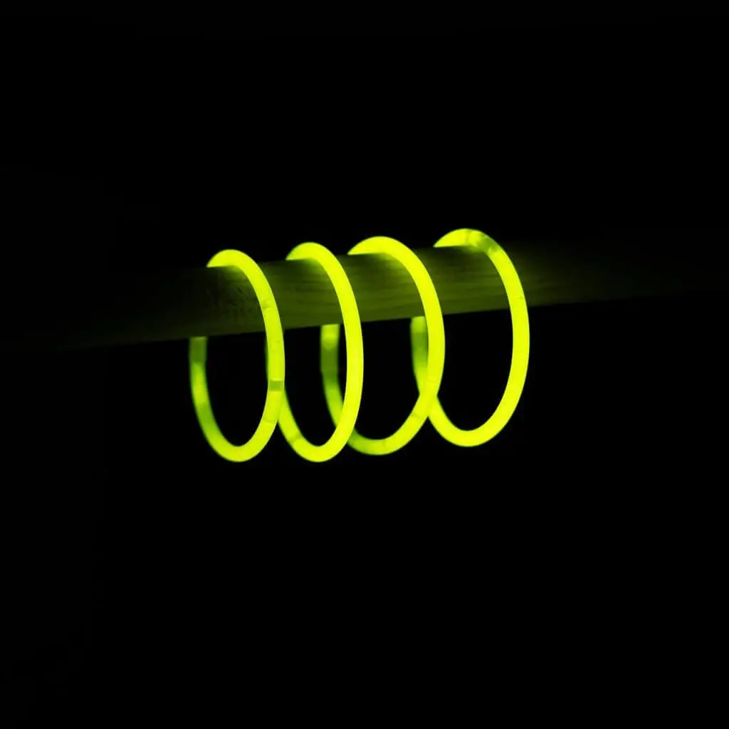 Gelbes Fluo-Armband (100 Stück)