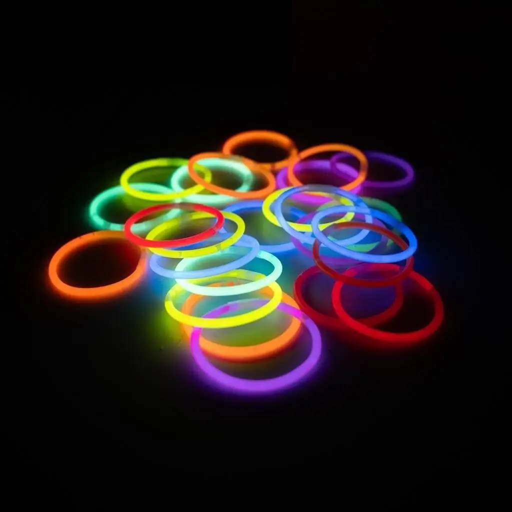 Gelbes Fluo-Armband (100 Stück)