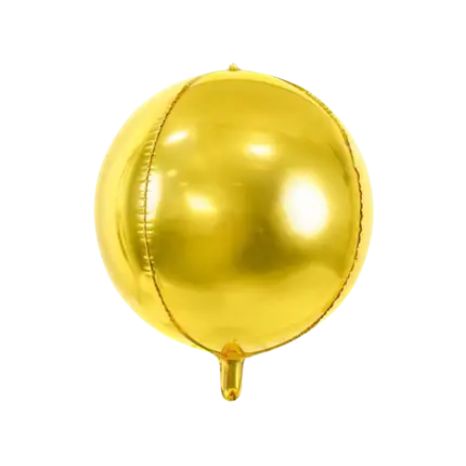 Ballon rund metallisch gold 40cm