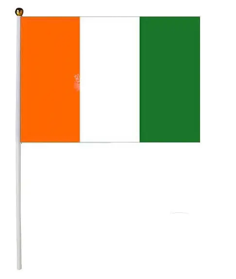 Elfenbeinküste Flagge 30x45cm mit Zauberstab