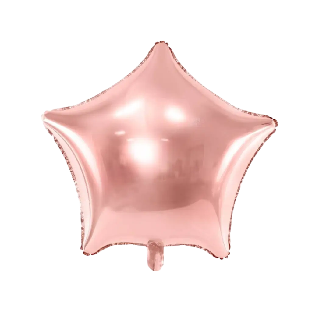 Rosa Gold Metallic Star Ballon 48cm