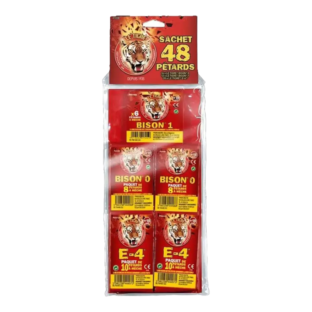 LE TIGRE® N°3 (Beutel mit 48 Knallkörpern)