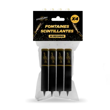 Satz von 4 Kuchenbrunnen zu 0,50€HT/Stück (60 Sekunden)