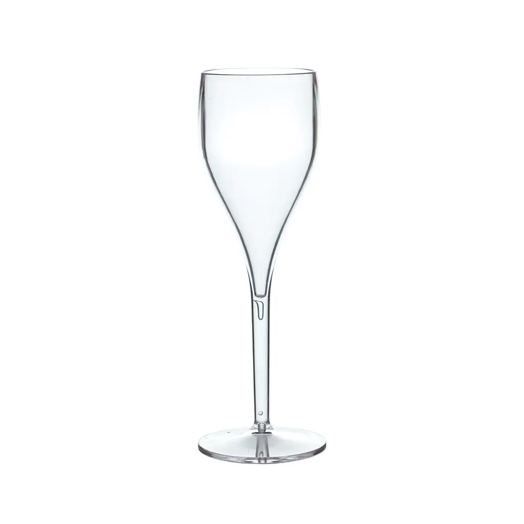 Transparente Champagner-Flöte 12cl