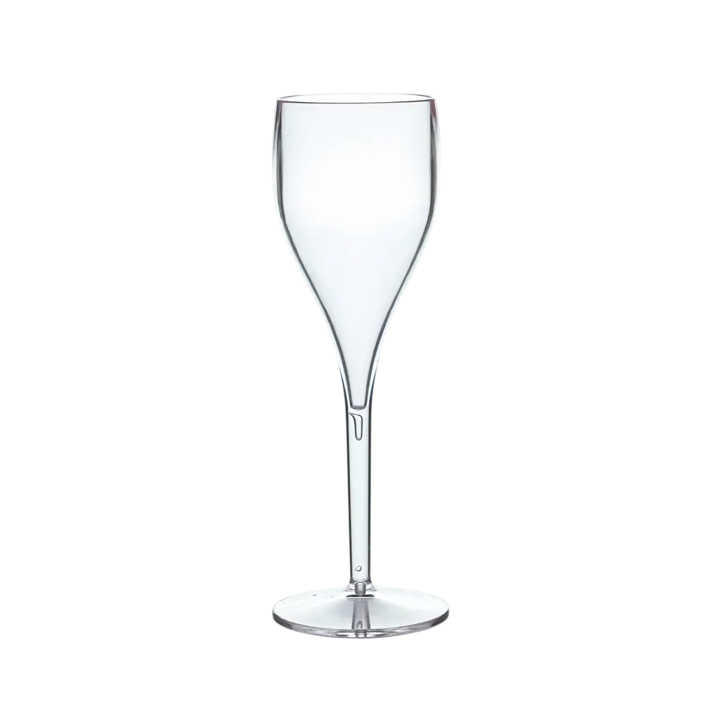 Transparente Champagner-Flöte 12cl
