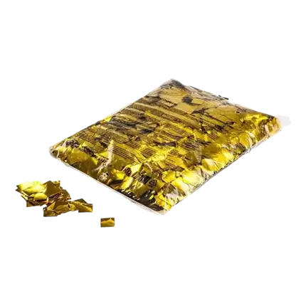 Beutel 1KG Confettis Gold metallic Quadrat 17X17mm Magic FX