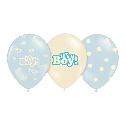 10er-Pack It's a Boy Mischballons