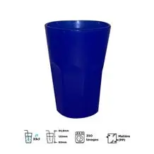 Mojito-Glas 33cl blau