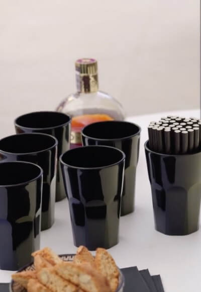 Mojito-Glas 33cl Schwarz