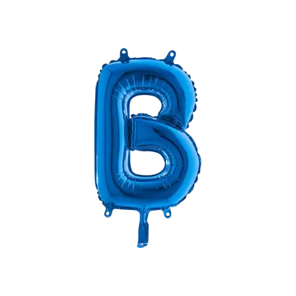 Ballon Buchstabe B Blau - 35cm