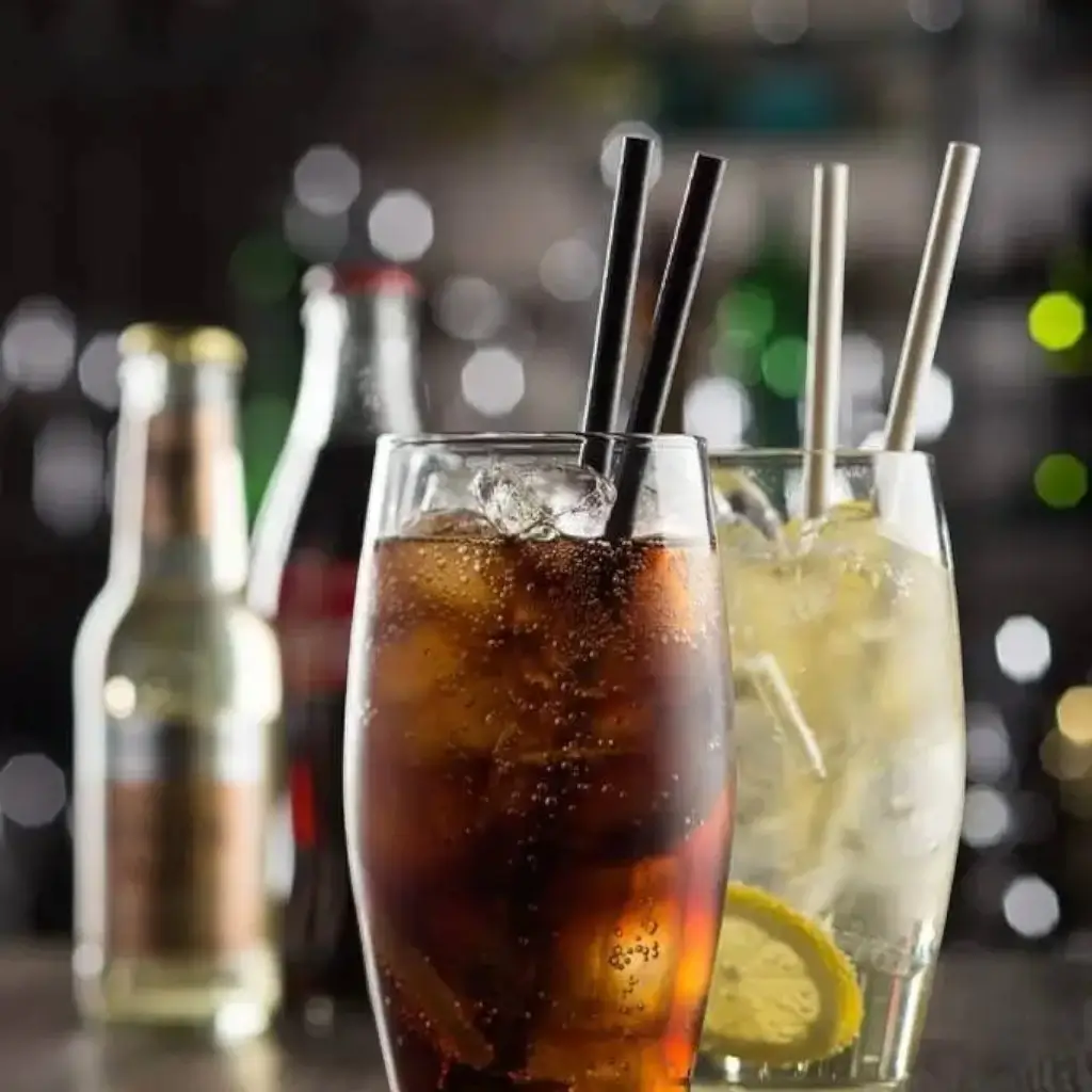 Strohpapier schwarz 20cm /ø6mm (100 Stk.)