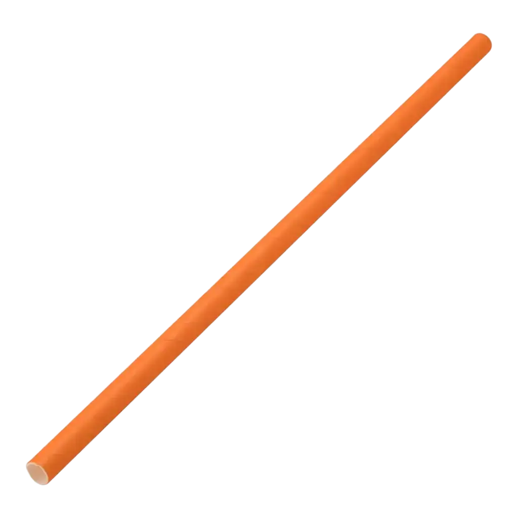 Strohpapier orange 20cm /ø6mm (250 Stk.)