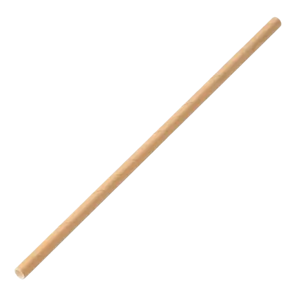 Strohhalm aus Kraftpapier 20cm /ø6mm (250 Stk.)