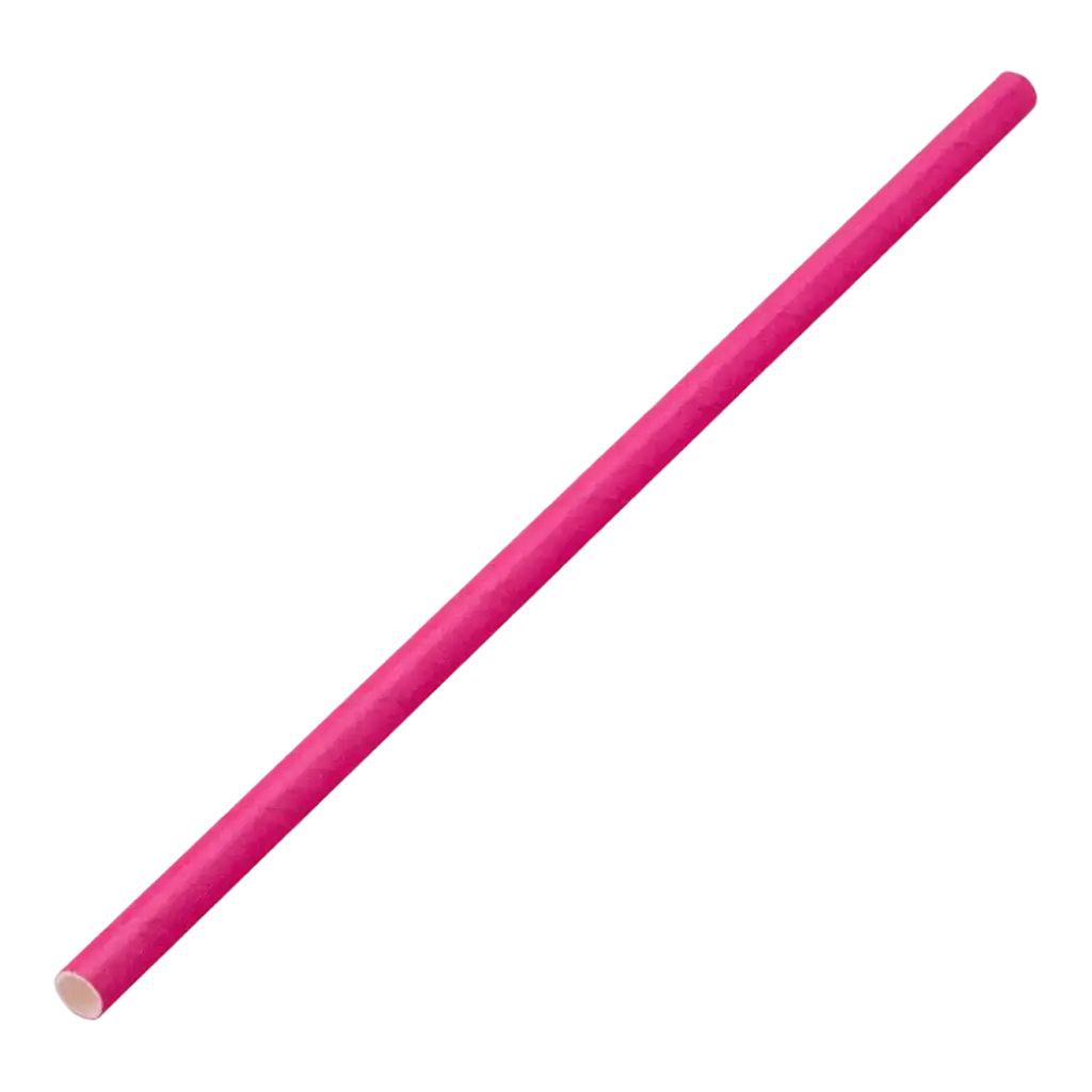 Strohpapier rosa 20cm /ø6mm (250 Stk.)