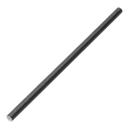 Strohschwarzes Papier 14cm /ø5mm (250 Stk.)