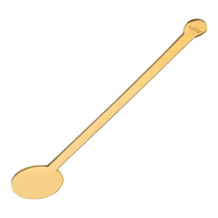 Wiederverwendbarer Edelstahl-Cocktailrührer Gold 18cm (24 Stck.)