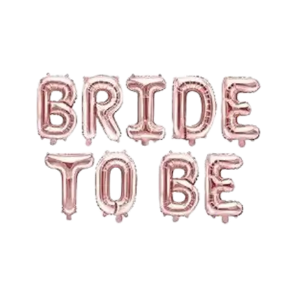 Ballonbraut wird 340x35cm Rosa Gold