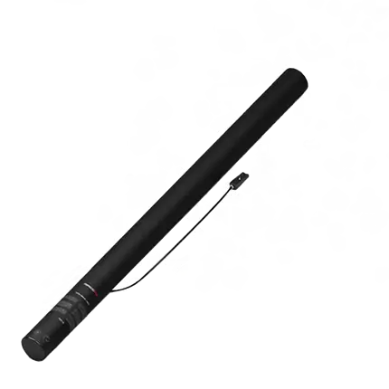 Elektrische Konfetti-Pistole Weisses Herz 80 cm